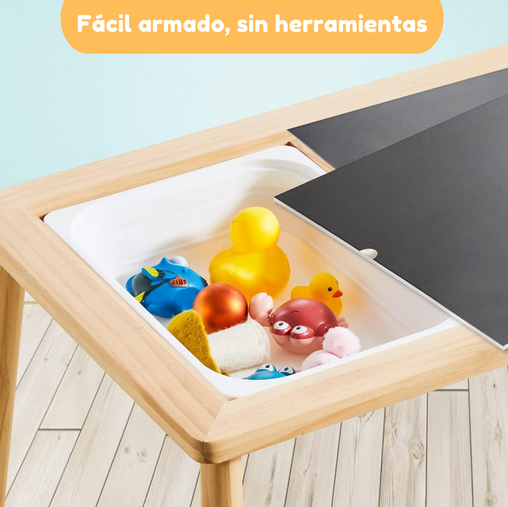 Mesa Sensorial Montessori 2 En 1