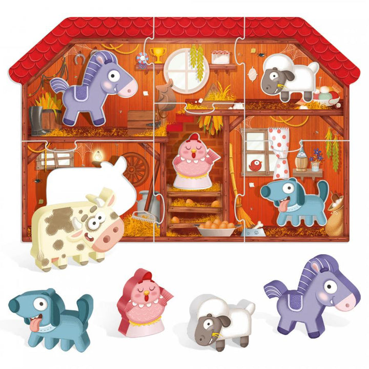 Juego Montessori Rompecabezas La Granja