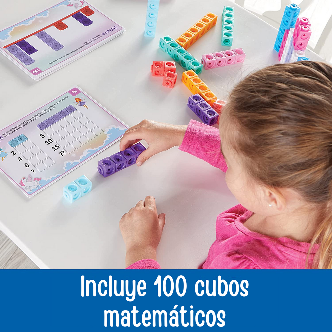 Juego didáctico Matemáticas Cubos Princesas para niños