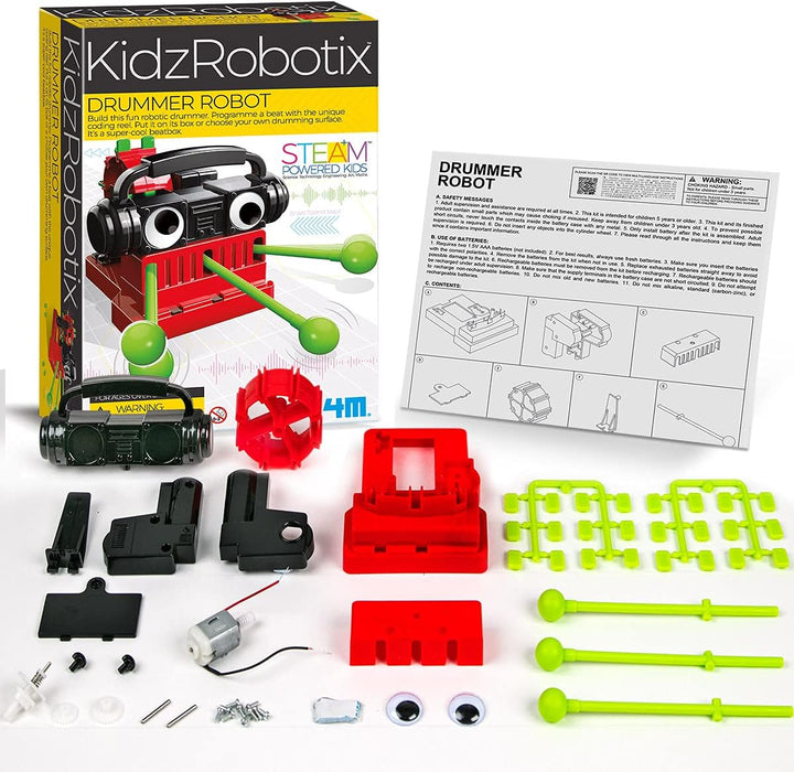 Experimento Robot Baterista para niños