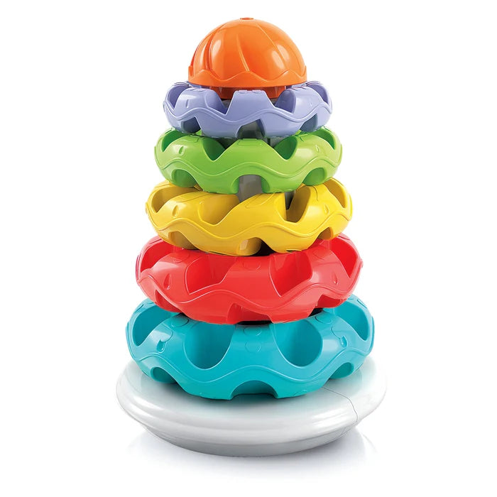 Juego Motricidad Aros Con Textura Bebés