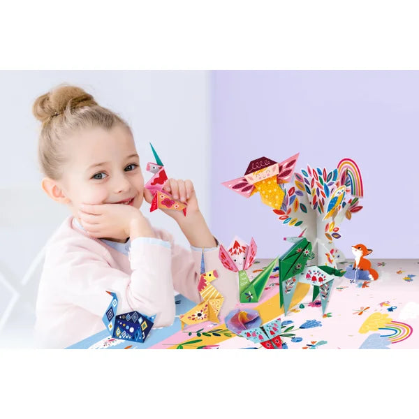 Set De Arte Y Manualidades Origami Unicornios Lv3