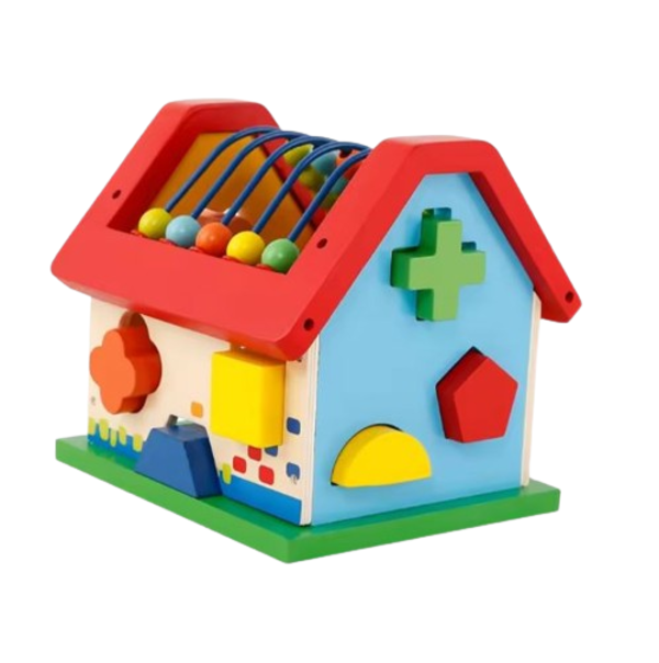 Juego Didactico Casa Encajable Con Abaco