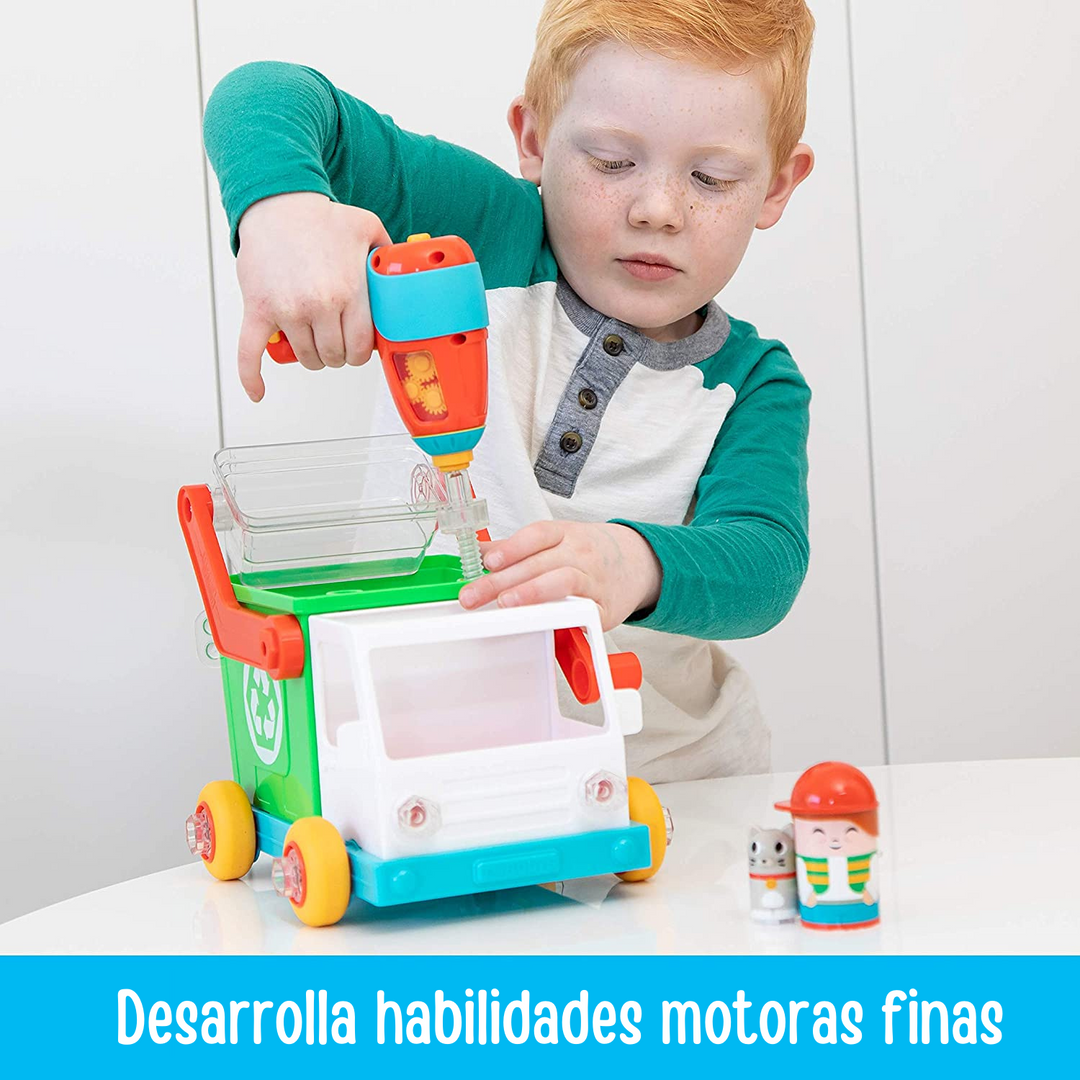 juego didáctico Construye Tu Carro Ecológico STEM niños
