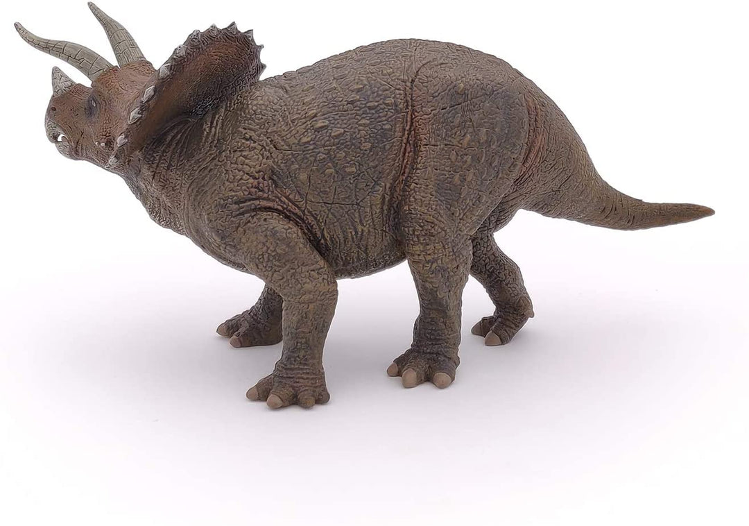 Dinosaurio Triceratops Pintado a Mano