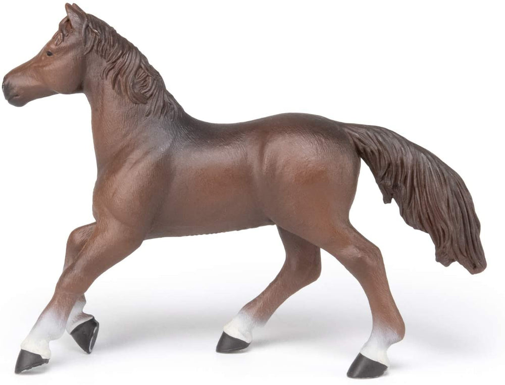 Figura Caballo Anglo Árabe Pintada a Mano