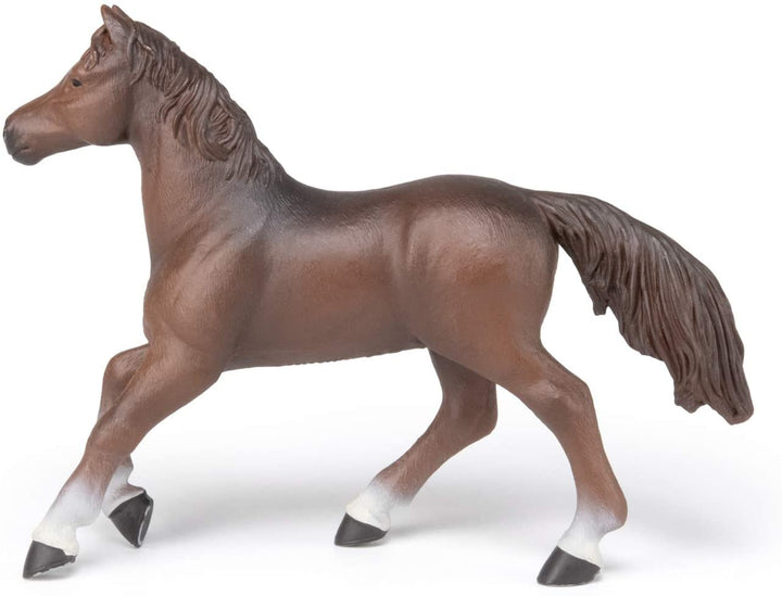 Figura Caballo Anglo Árabe Pintada a Mano