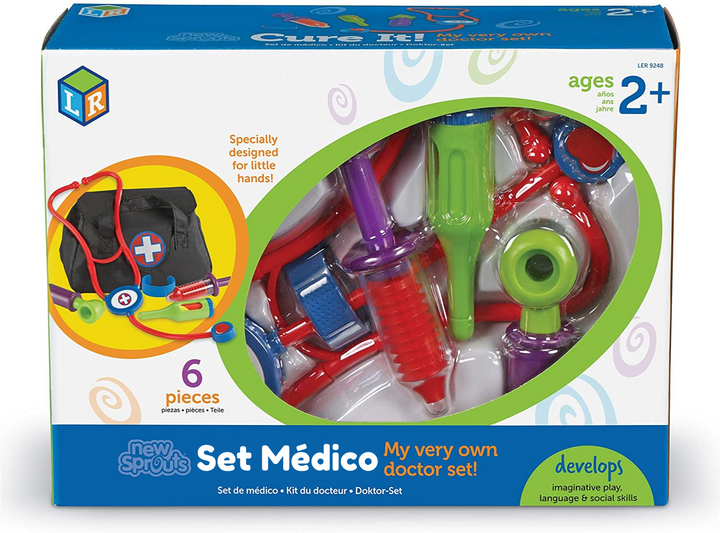 Juego Didáctico Set Médico Con Maleta Deluxe Para Niños