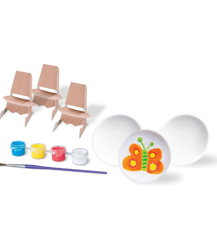 Kit De Arte Pintando Mini Platos para niños