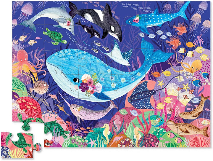 Rompecabezas Niños Ballena Océano