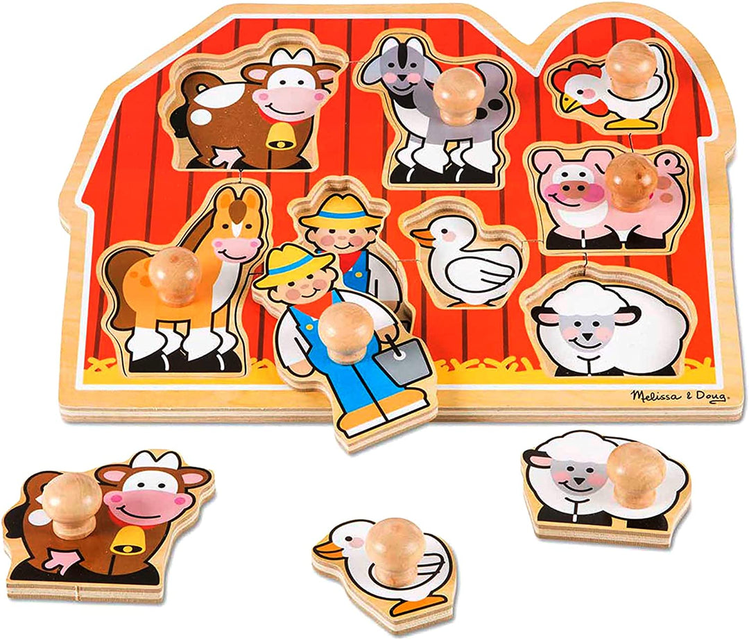 Rompecabezas Con Pin Animales De La Granja