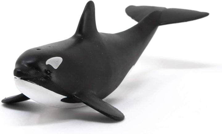 Figura Animales Cría Orca Pintado A Mano