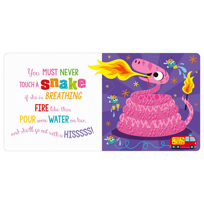 Libro Sensorial Nunca Toques Una Serpiente