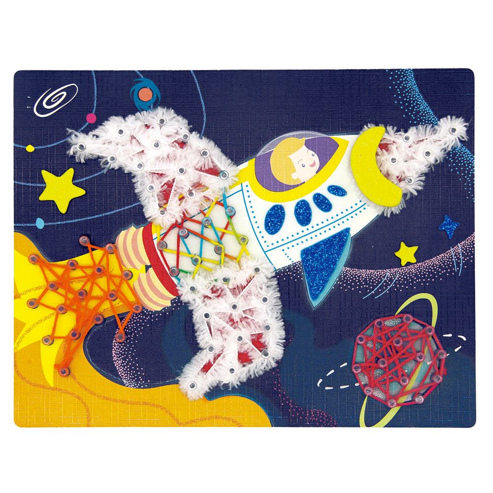 Set Arte Y Diseño Con Hilos El Espacio