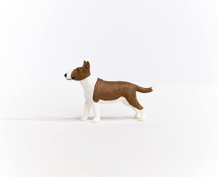 Figura Animales Perro Bull Terrier Pintado A Mano