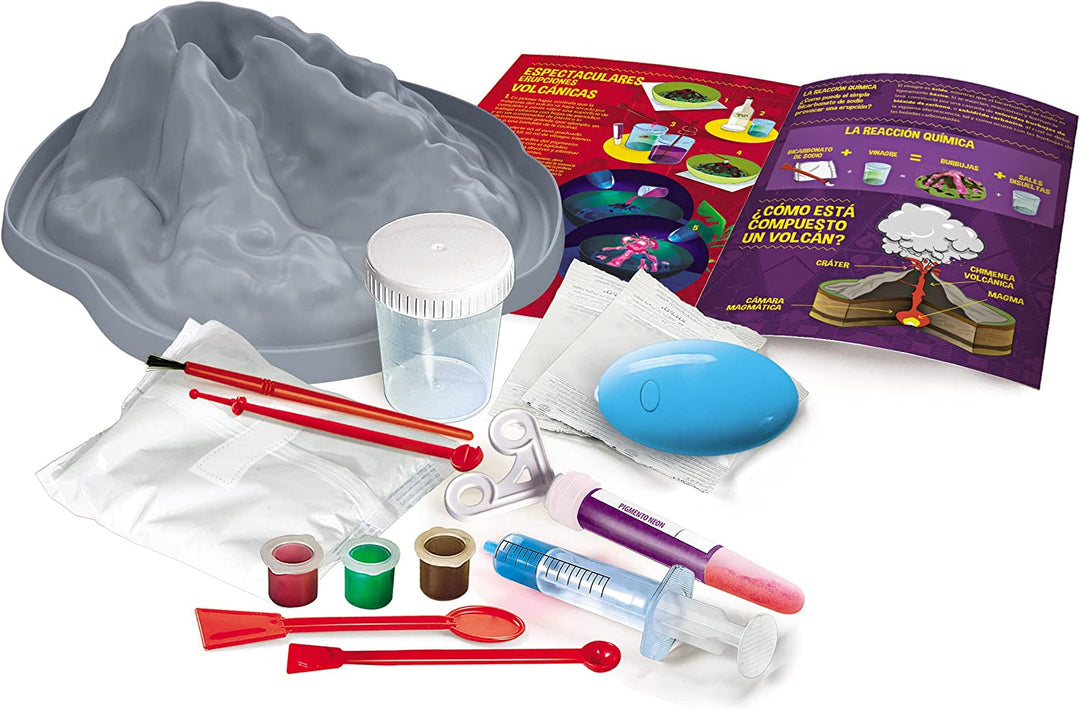 Experimento Volcanes Y Reacciones Brillantes Niños