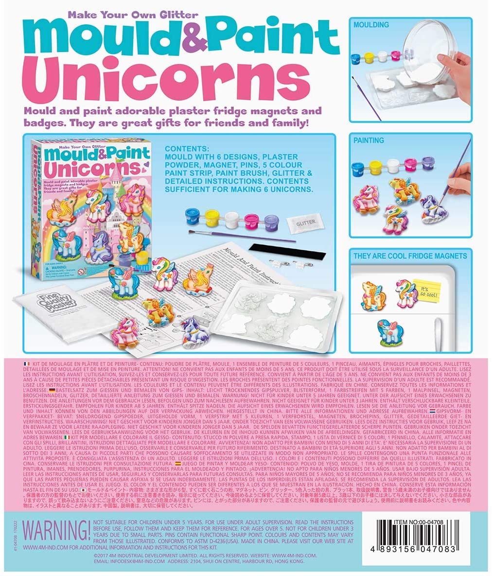 Kit Manualidades Moldea y Pinta Unicornios