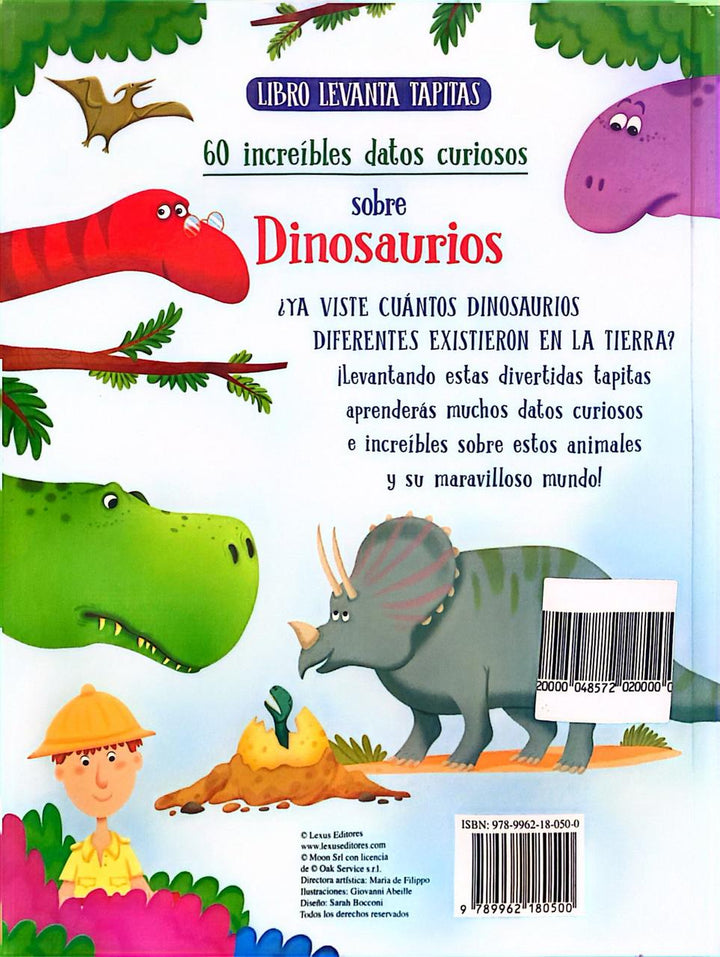 Libro Curiosidades Dinosaurios Levanta Solapas