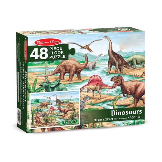 Rompecabezas Tapete Dinosaurios 48 Piezas