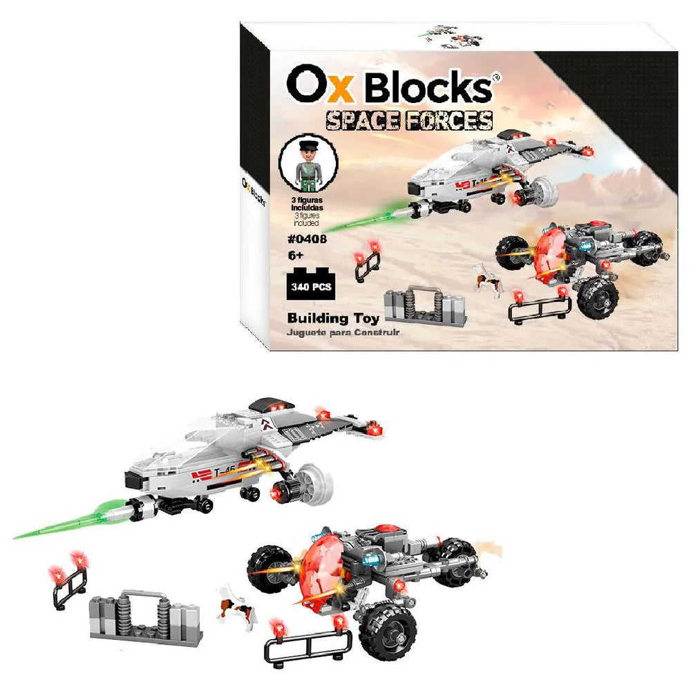 Set De Construccion Fuerza Espacial 340 Piezas