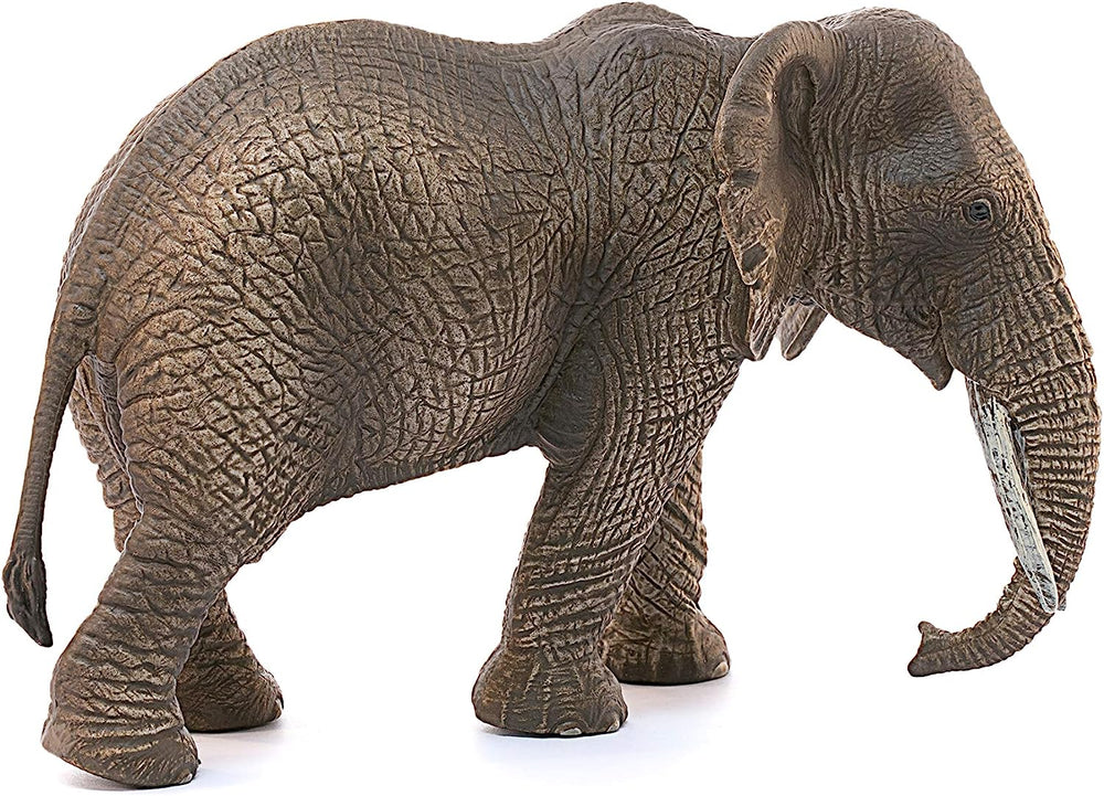 Figura Animales Elefante Africano Hembra Pintado A Mano