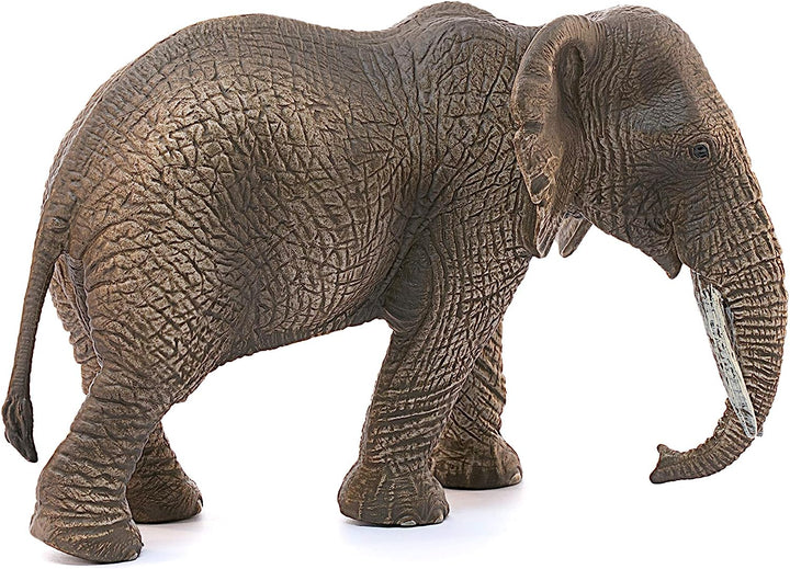 Figura Animales Elefante Africano Hembra Pintado A Mano