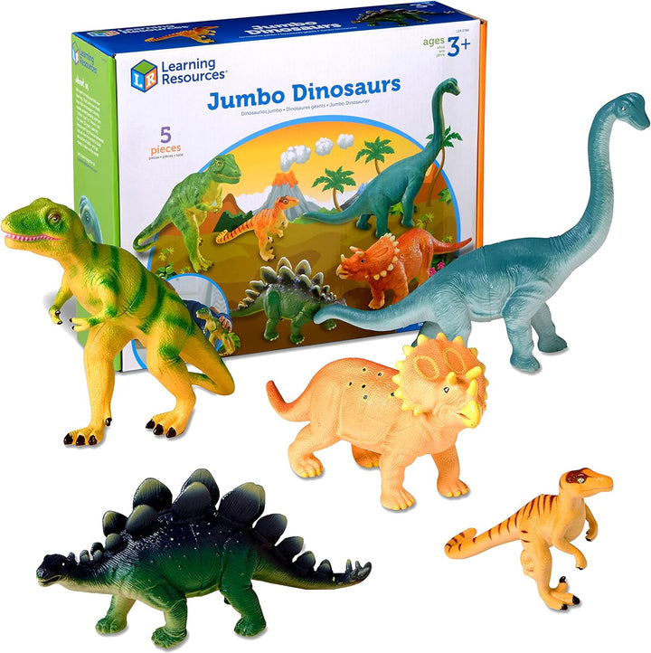 Set De Dinosaurios Jumbo Figuras Coleccionables