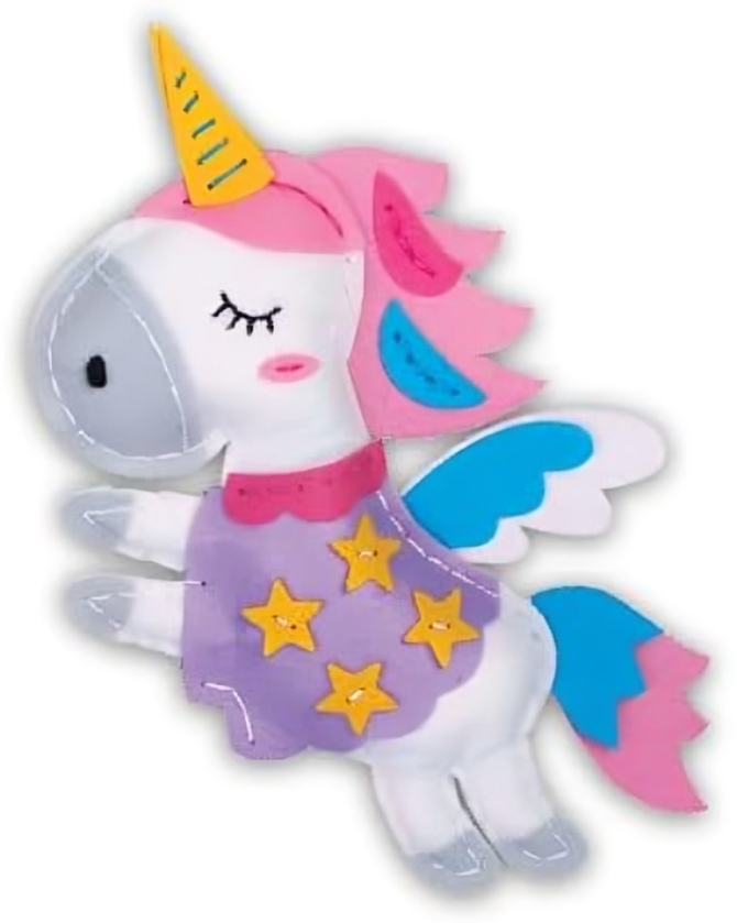Set De Arte Y Manualidades Amigos Tejidos Unicornio