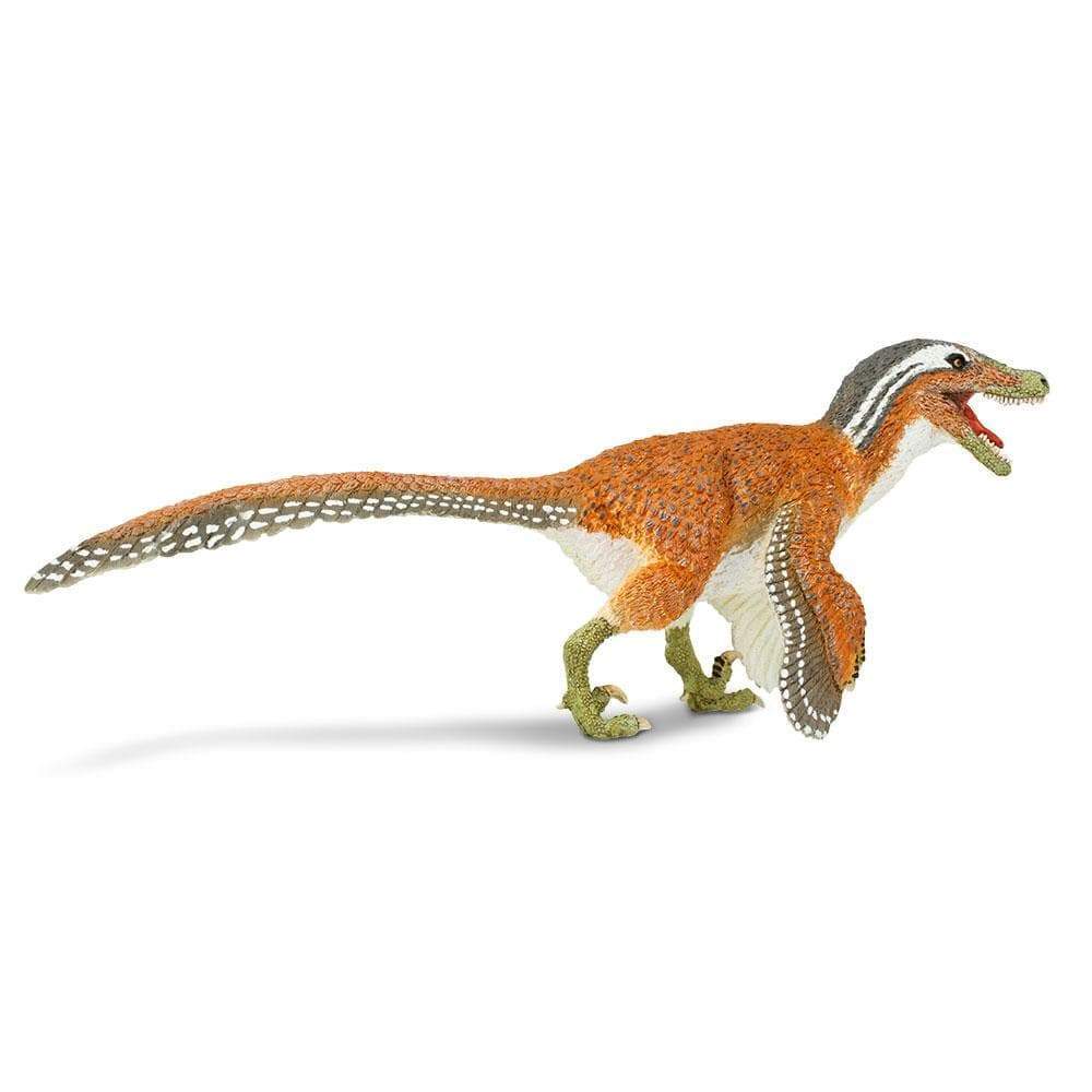 Figura Dinosaurio Velociraptor Pintado a Mano