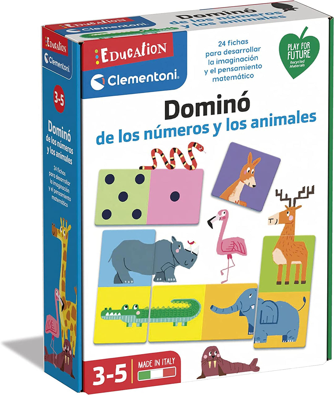 Juego Domino Numeros Y Animales Matematicas Para Niños