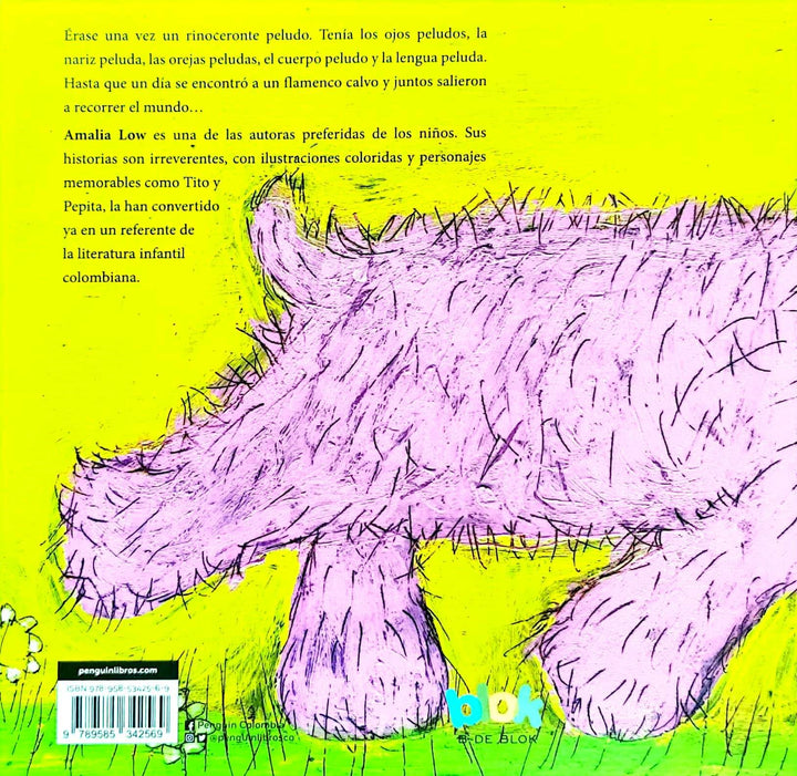 Libro Infantil El Rinoceronte Peludo Amalia Low
