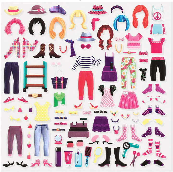 Stickers Acolchados Reutilizables Día de Glamour
