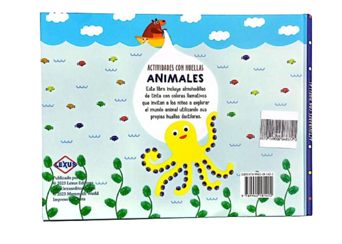 Libro Actividades Con Huellitas Animales