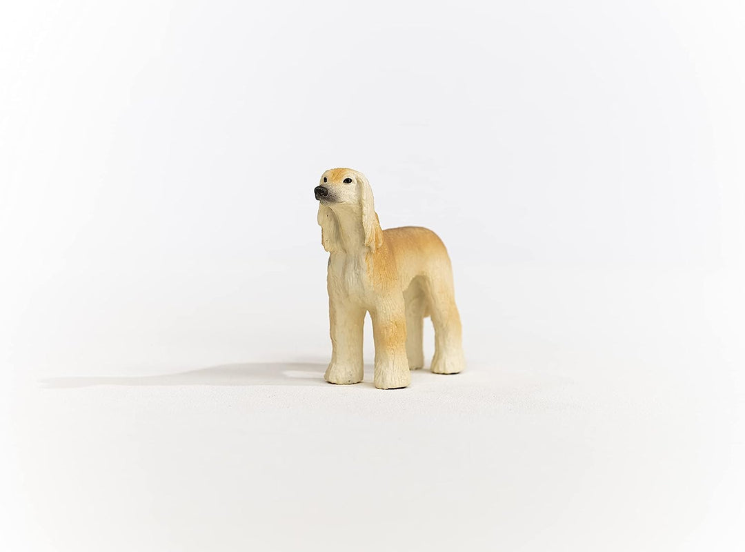 Figura Animales Perro Lebrel Afgano Pintada A Mano