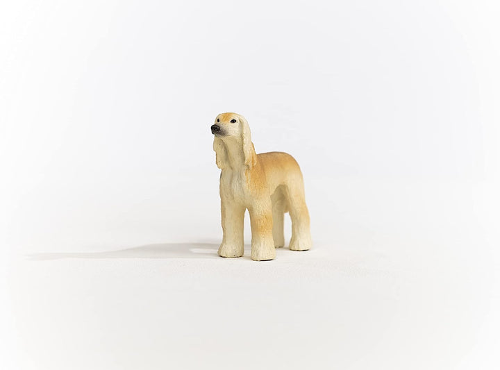 Figura Animales Perro Lebrel Afgano Pintada A Mano