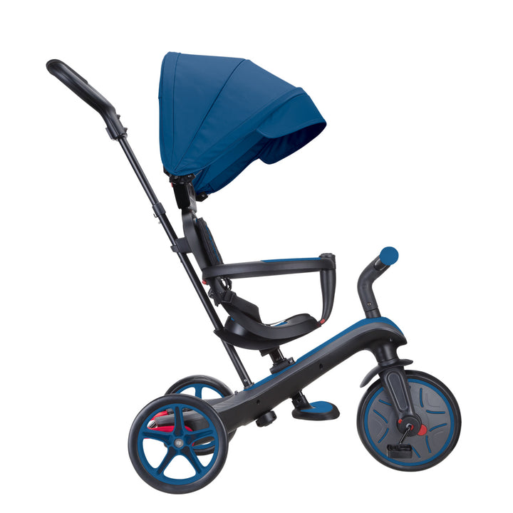 Triciclo y Bicicleta de Balance 4 En 1 Azul Ninos