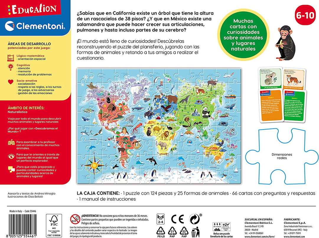 Rompecabezas Y Juego De Mesa Descubre El mundo