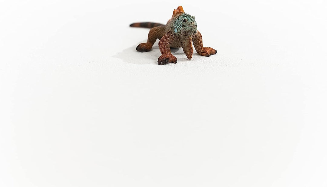 Figura Animales Iguana Pintado A Mano