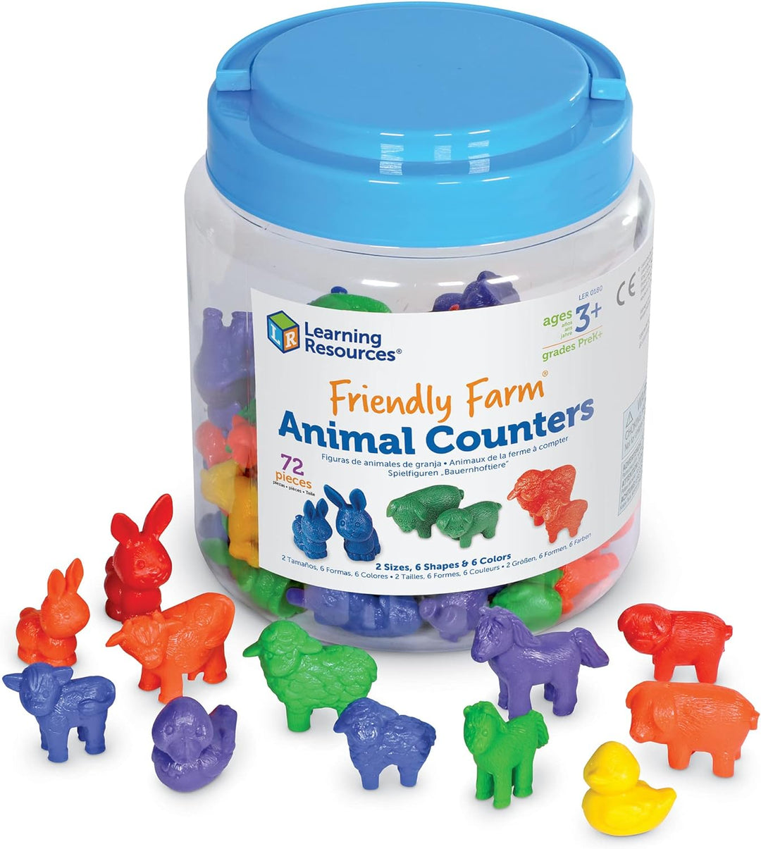 Set De Conteo Y Clasificación De Animales De La Granja