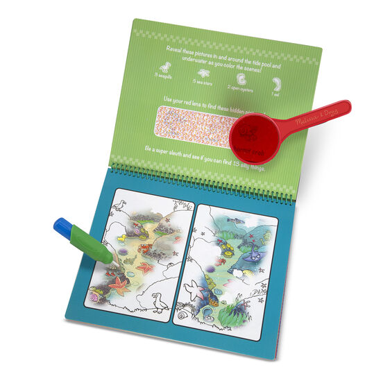 Libro De Actividades Pinta Con Agua Animales Divertidos