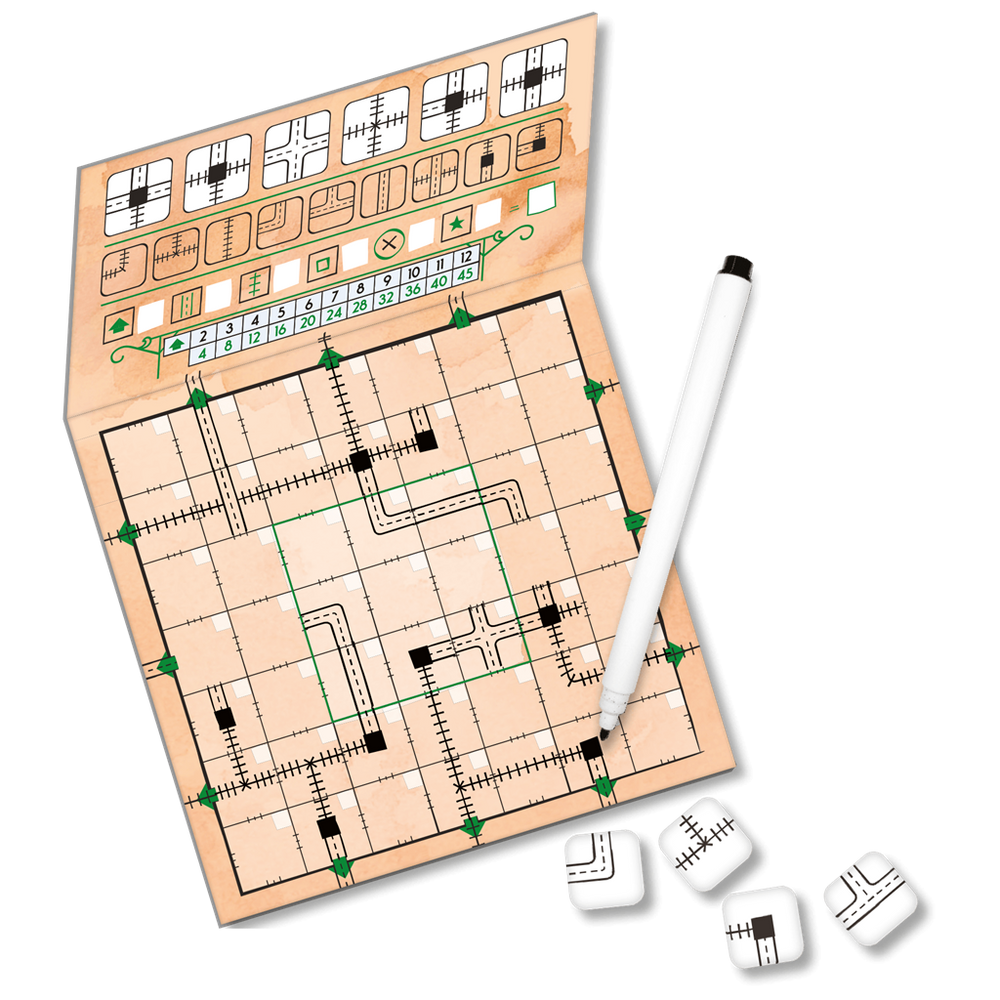 Juego De Mesa Railroad Ink Rojo