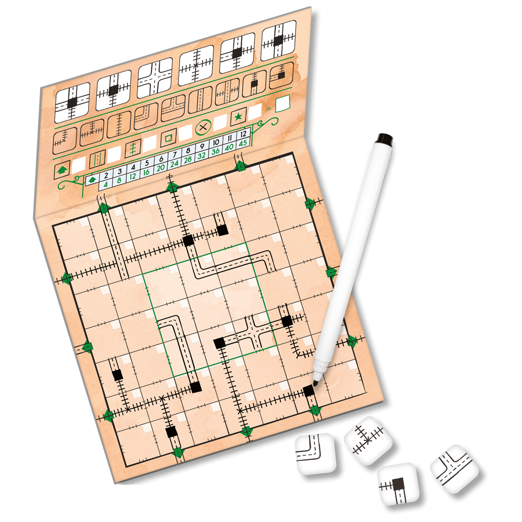 Juego De Mesa Railroad Ink Rojo
