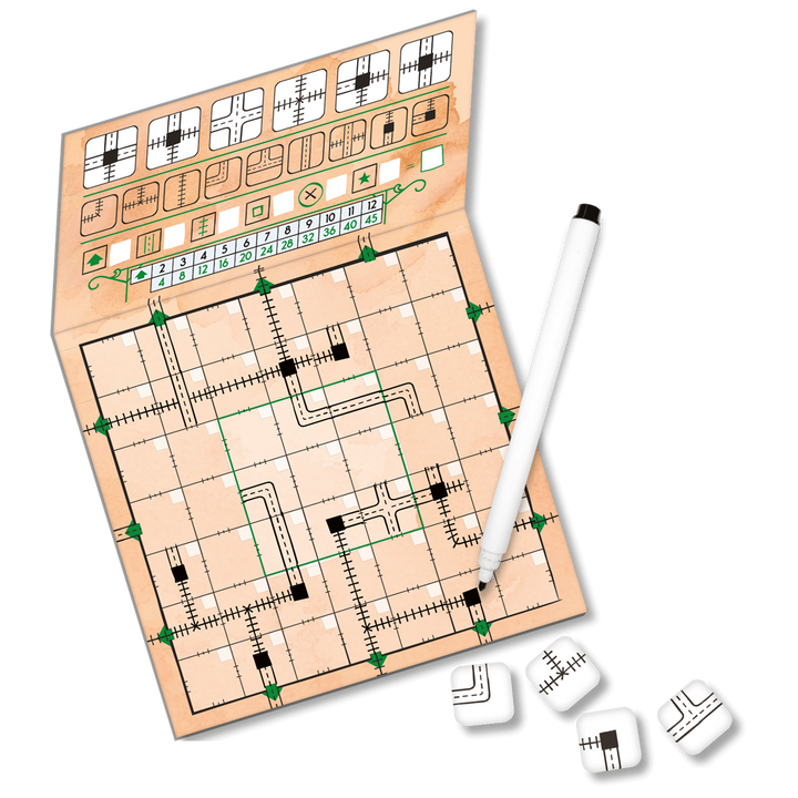 Juego De Mesa Railroad Ink Rojo