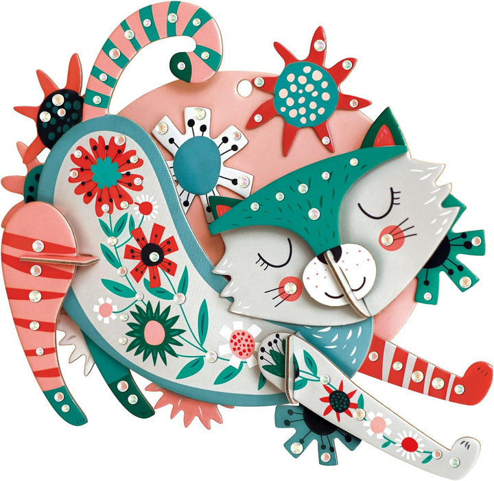 Set De Arte Y Manualidades Gato En 3D