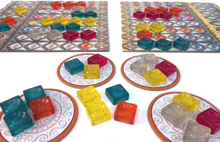 Juego De Mesa Azul Vitrales De Sintra