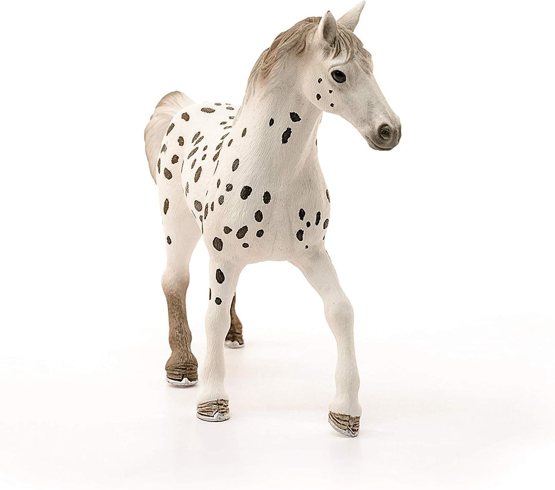 Figura Animales Caballo Knabstrupper Pintado A Mano