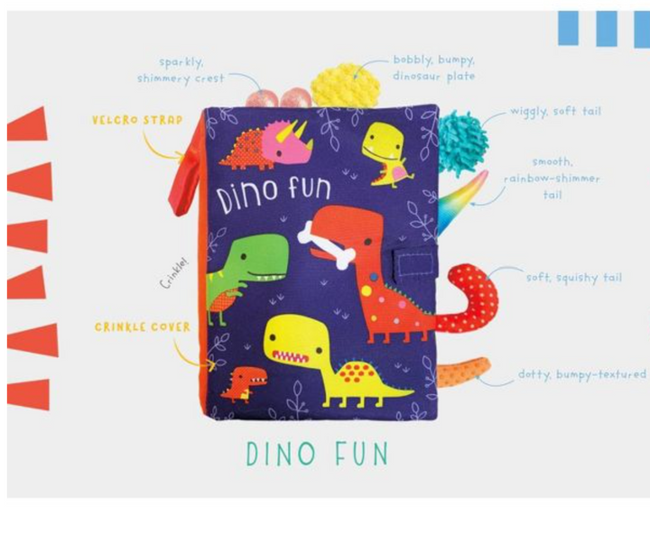 Libro De Texturas Suave Dinosaurio