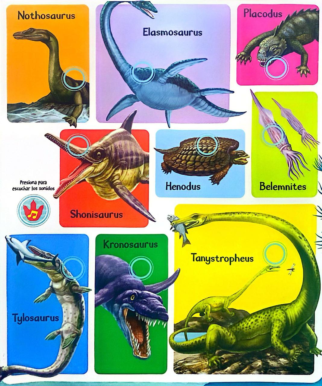 Libro Didactico Sonido De Los Dinosaurios