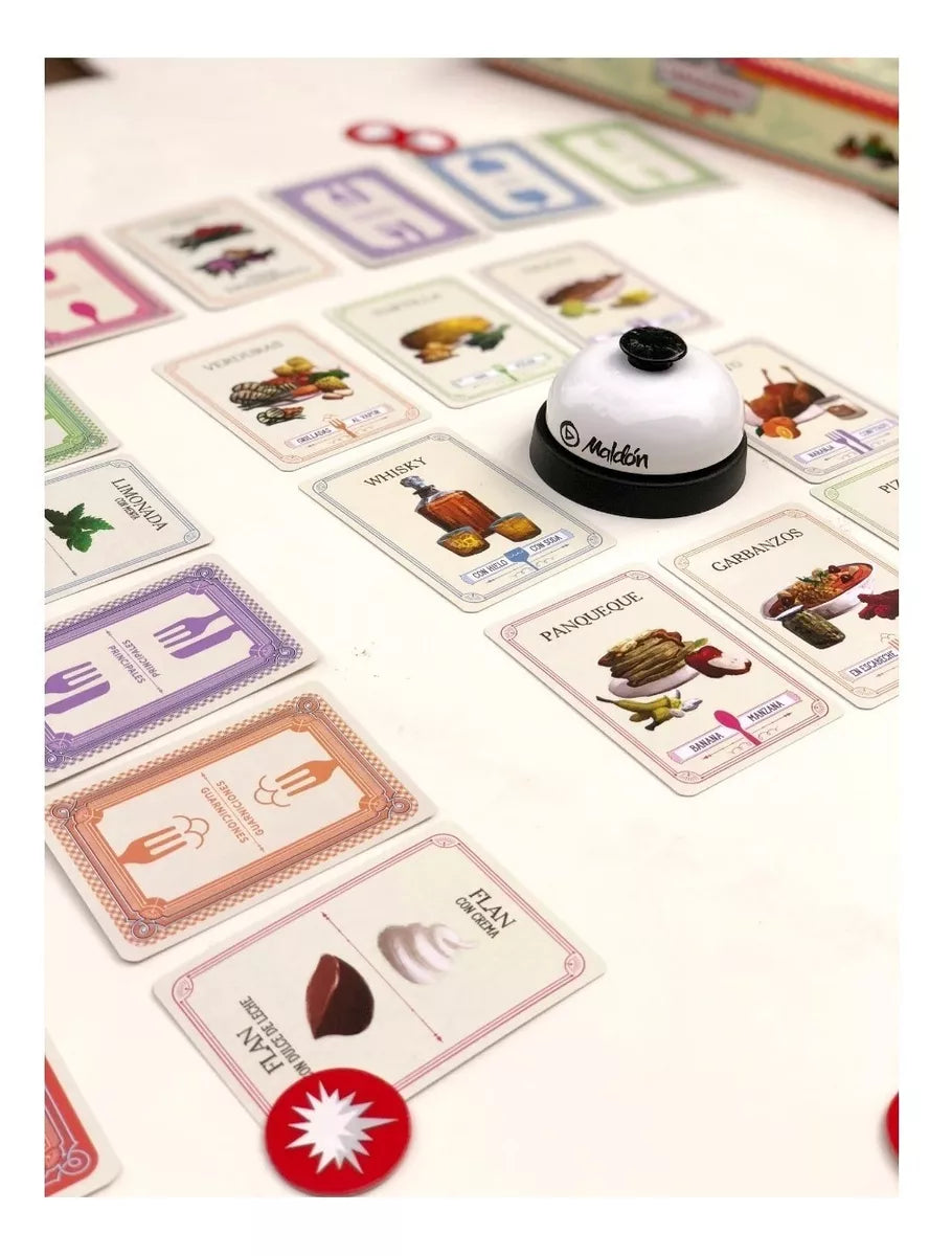 Juego De Mesa El Camarero Memoria Para Niños Y Adultos