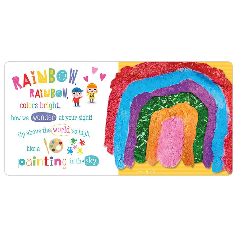 Libro Sensorial Rainbow Colores Brillantes